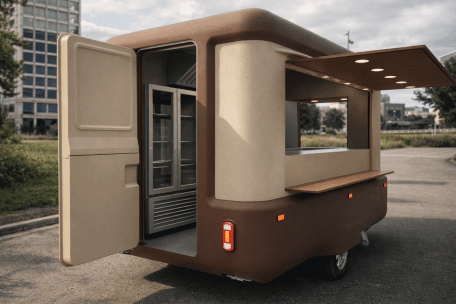 MONOBLOK FİBERGLASS BÜFE KARAVAN